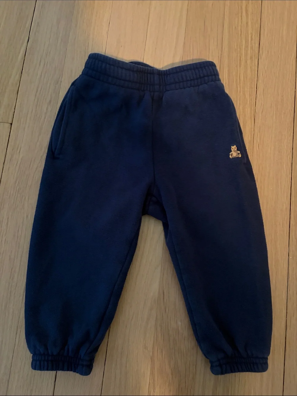 Navy Fleece Toddler Jogger Pants - Cozy Everyday Bottoms